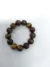 Tiger's Eye 3-color men's bracelet with tiger's eye beads details Picture